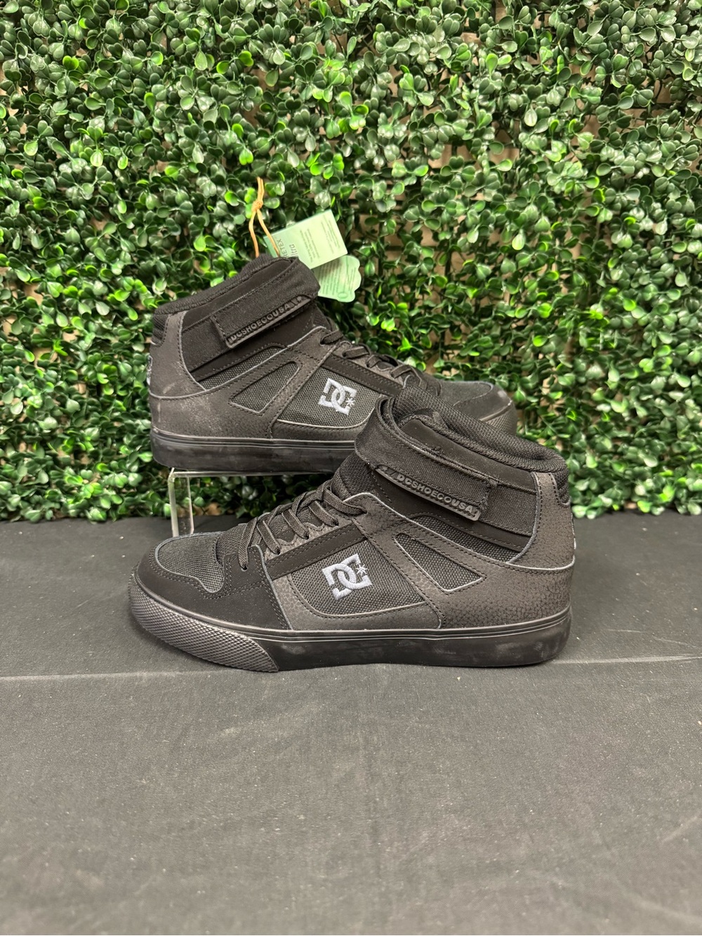 DC PURE HIGH ELASTIC LACE HIGH-TOP SHOES - Y6.5